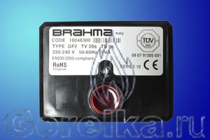   BRAHMA GF2. CODE 18048300  
 TV 20s
 TS 5s 
 220-240 V, 50-60Hz, 8VA
SERIES 10