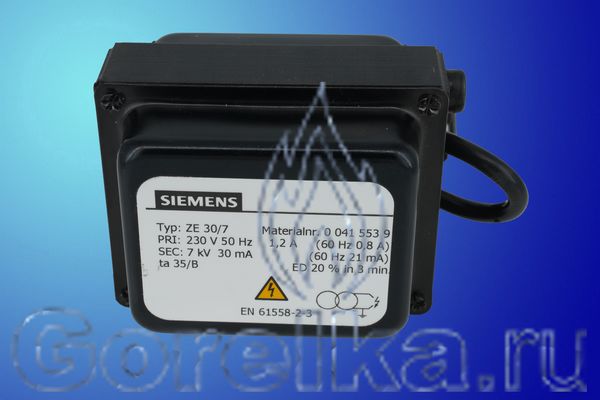 ������������� ������� SIEMENS ZE 30/7 00415539 ������������ ��� ������� ������� ����� �������������� ������������� ����� ����������� ����� ����������� �������. ������������� ������� SIEMENS ZE 30/7 00415539 ����� ��������� ��������������: ���������� ������� 230 � / 50 ��. ���������� ������� 1 � 7 ��. ���� ���� 1,2 �. ��� ������� 30 ��. AB 20% ED ��� 3 ���. ����� ������ ������� 100 ��. ��������� ������ ������ ������� ��������� 4 ��.