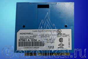 Усилитель сигнала пламени HONEYWELL R7861 A 1034 устанавливается как модуль в контроллеры горения HONEYWELL серии: EC7800. Предназначен для усиления и образования устойчивого сигнала пламени от электрода ионизации или ультрафиолетового фотодатчика HONEYWELL С7061 серии А или F.