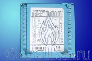 Контроллер горения HONEYWELL RM7850 A 1001 предназначен для управления однотопливными и комбинированными горелками в модульном режиме. Имеет модульную конструкцию с возможностью установки карт расширения и усилителей пламени R7847, R7849, R7861. Время предварительной продувки от 2 сек до 30 мин. Предохранительное время 3 или 5 сек.