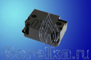 Трансформатор розжига Danfoss EBI4 M 052F4042 предназначен для поджига горючей смеси высоковольтной электрической дугой создаваемой между электродами поджига. Трансформатор поджига Danfoss EBI4 M 052F4042 имеет следующие характеристики: Напряжение питания 230 В / 50 - 60 Гц. Напряжение поджига 2 х 7.5 кВ. Сила тока 0,25 А. Ток поджига 40 мА. ED 33% при 3 мин. Штекерный разъем питания. Штекерный разъем кабеля поджига диаметром 4 мм. Применение: горелки Veissmann.