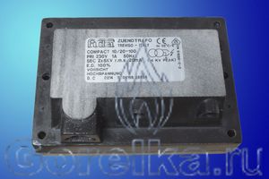 Трансформатор розжига FIDA COMPACT 10/20-100 предназначен для поджига горючей смеси высоковольтной электрической дугой создаваемой между электродами поджига. Трансформатор поджига FIDA COMPACT 10/20-100 имеет следующие характеристики: Напряжение питания 230 В / 50 Гц, 1A Напряжение поджига 2 х 5 kV. Ток поджига 20 мА. PEAK 14 KV, ED 100 % при 3 мин. Штекерный разъем питания (треугольник). Штекерный разъем кабеля поджига диаметром 4 мм.