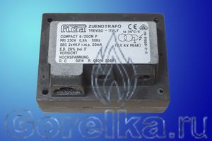 Трансформатор розжига FIDA COMPACT 8/20 CM P предназначен для поджига горючей смеси высоковольтной электрической дугой создаваемой между электродами поджига. Трансформатор поджига FIDA COMPACT 8/20 CM P имеет следующие характеристики: Напряжение питания 230 В / 50 Гц, 0,9A Напряжение поджига 2 х 4 kV. Ток поджига 20 мА. PEAK 11.5 KV, ED 20% при 3 мин. Штекерный разъем питания (треугольник). Штекерный разъем кабеля поджига диаметром 4 мм.