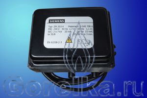 <P>Трансформатор розжига ZM 20/14 0457986 Напряжение питания 230 В / 50 Гц. Напряжение поджига 2 х 7 кВ. Сила тока 1,7 А. Ток поджига 20 мА. ED 50% при 3 мин. Кабель питания. Винтовая нарезка для кабеля поджига. </P>
<P><FONT color=#ff0000>Внимание: трансформатор снят с производства, замена MCT ZA 20 140 E21 2005.0450.073</FONT></P>