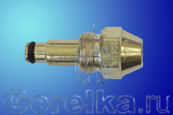 Форсунка на отработке DELAVAN SNA.85
Расход топлива: от 2.5 до 3.94 литра в час.
Давление воздуха: от 0.20 до 0,34 bar.
Форсунка для отработанного масла DELAVAN 30609-9 применяется в различных теплогенераторах, а так же в горелках Kroll и Giersch работающих на отработке как сопло для распыления и последующего сжигания отработанного масла.
