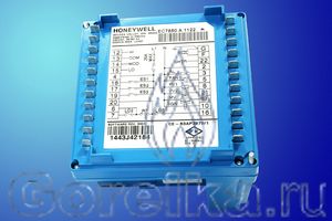 Контроллер горения HONEYWELL EC7850 A 1122 предназначен для управления однотопливными и комбинированными горелками в модульном режиме. Имеет модульную конструкцию с возможностью установки карт расширения и усилителей пламени R7847, R7849, R7861, R7886. Предохранительное время устанавливается картой ST7800A.