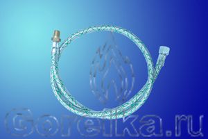 Жидкотопливный маслостойкий шланг GOK дизельной горелки. Длина: 1000 мм . Внешний диаметр шланга: 12 мм. Внутрений диаметр шланга: 8 мм. Присоединение: 1/4