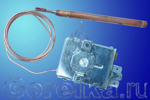 <P>Термостат для энергонезависимого котла предохранительный STW IMIT LS3 6125 541750. </P>
<P>Температура срабатывания 1<STRONG>00</STRONG>° С </P>
<P>Капилляр диаметр <B>1,25 X 1000 мм</B> </P>
<P>Баллон диаметр <B>6,5 X 95 мм</B> </P>
<P>Материал <B>медь</B> </P>
<P><STRONG>2 </STRONG>клеммы + <B>1</B> клемма заземления </P>
<P>Ширина корпуса <B>38 мм</B> </P>
<P><B>2</B> отверстия для фиксации <B>M4</B></P>