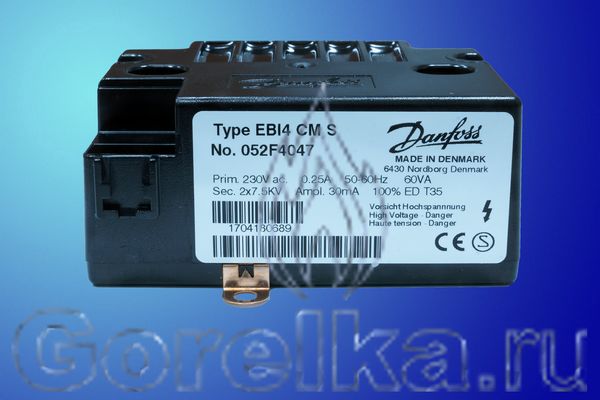   Danfoss EBI4 CM S 052F4047            .   Danfoss EBI4 CM S 052F4047   :   230  / 50 - 60 .   2  7.5 .   60 V .   30 . ED 100%.   .      4 