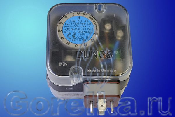   a LGW 50 A2.   2.5 - 50mbar,   500mbar 250V 50Hz 10A. :     . : Dungs  .