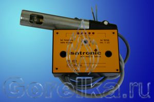 Контроллер горения SATRONIC IRD 820 применяется для контроля пламени газовых, жидкотопливных и комбинированных горелок. Рабочее напряжение 220 - 240 В 40 - 60 Гц. Положение при монтаже любое. Видимость пламени боковая и осевая. Время срабатывания 0,1 с. Время выключения 0,5 с. Длина кабеля от датчика к индикаторному управлению: 1,0 м.